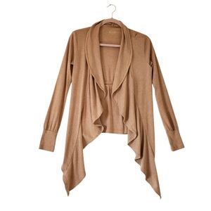Converse One‎ Star Tan Open Sweater Knit Wrap Size XS Women